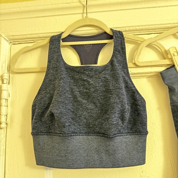 Navy Blue women’s Alo Alosoft set LIKE NEW sz XS - Picture 4 of 14